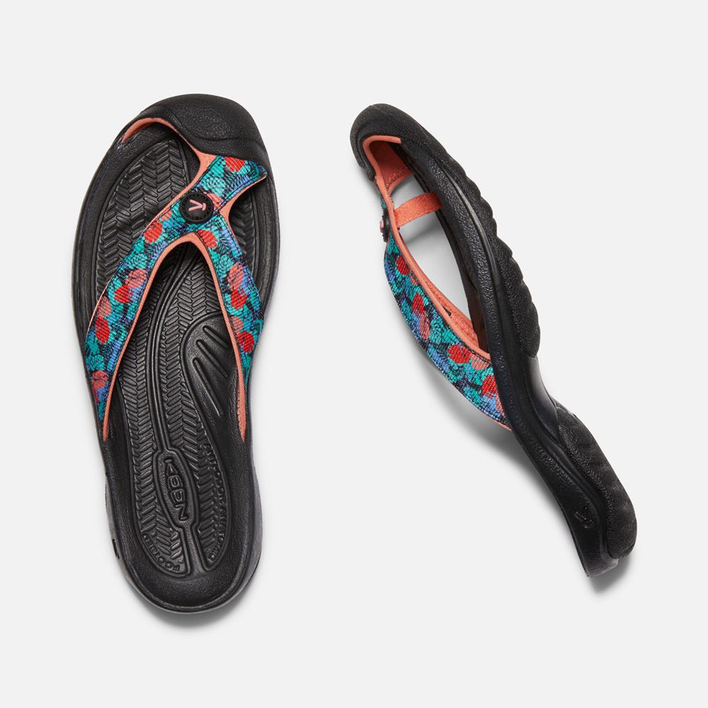 Keen Parmak Arası Terlik Kadın Siyah - Waimea H2 Sandal - Türkiye ROCH49387